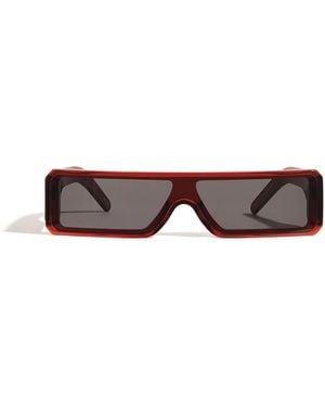 Rick Owens Acetate Geth Sunglasses - Brown
