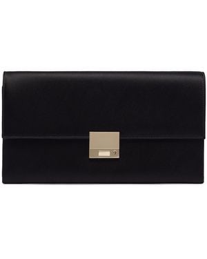 Tom Ford Large Satin Clutch Bag - Black