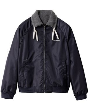 Miu Miu Reversible Bomber Jacket - Blue