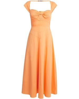 Cult Gaia Magnolia Maxi Dress - Orange