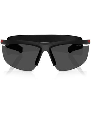 Prada Linea Rossa Ps A02S Pillow Sunglasses - Black