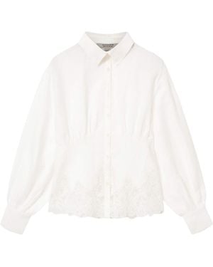 AllSaints Linen-Cotton Carol Shirt - White