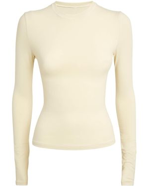 Skims Long-Sleeved T-Shirt - Natural