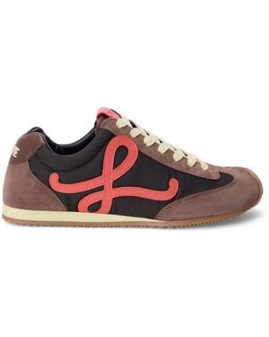 Loewe Leather Ballet Runner 2.0 Trainers - Red