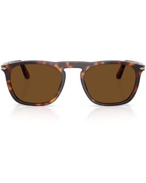 Persol Tortoiseshell Gae Square Sunglasses - Brown