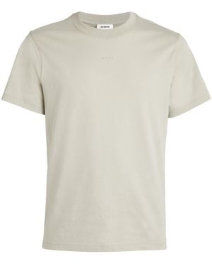 Sandro Cotton Logo T-Shirt - White