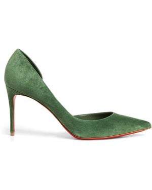 Christian Louboutin Iriza 85 Suede Courts - Green