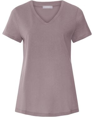 Hanro Sleep & Lounge T-Shirt - Purple