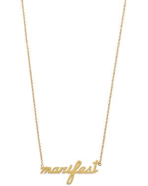 Jennifer Meyer Manifest Necklace - Metallic