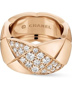 CHANEL And Diamond Coco Crush Ring - Natural