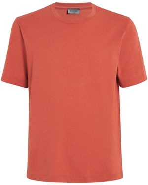 Hanro Cotton Living T-Shirt - Red