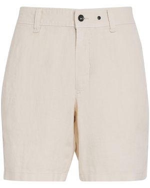 Rag & Bone Linen Haydon Shorts - Natural