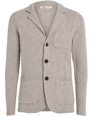 Maurizio Baldassari Wool-Cotton Blend Cortina Cardigan - Grey