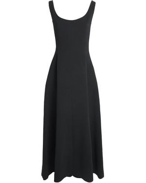 FFORME Alodia Bateau-Neck Midi Dress - Black