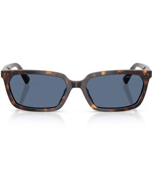 Jimmy Choo Tortoiseshell Rectangular Sunglasses - Blue