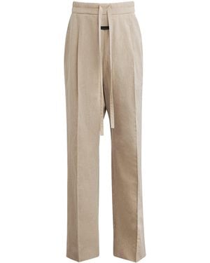 Fear Of God Virgin Wool-Cotton Drawstring Pants - Natural