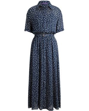 Ralph Lauren Sura Midi Shirt Dress - Blue
