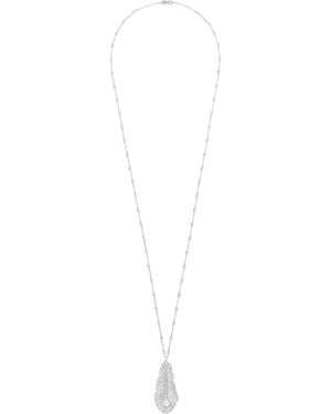 Boucheron And Diamond Plume De Paon Necklace - White