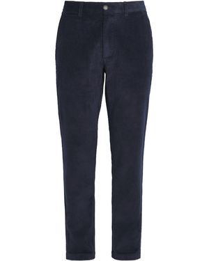 Barbour Stretch-Cotton Corduroy Tailored Pants - Blue
