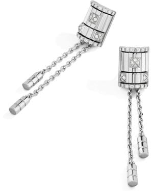 Marli New York And Diamond Life Tassel Earrings - White
