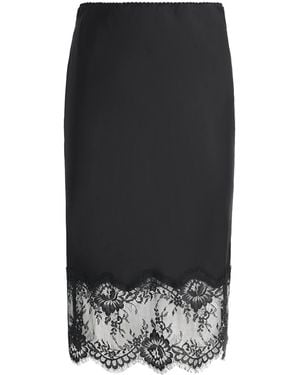 Herskind Lace-Trim Herbert Midi Skirt - Black