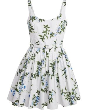 Emilia Wickstead Organic Cotton Eglantine Mini Dress - White