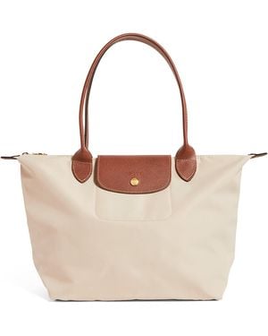 Longchamp Medium Le Pliage Original Tote Bag - White