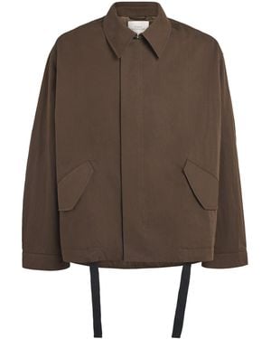 Studio Nicholson Cotton-Blend Anorak Jacket - Brown