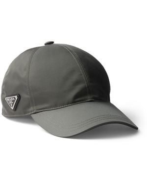 Prada Re-Nylon Baseball Cap - Grey