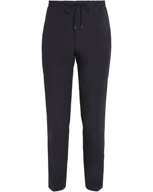 Pal Zileri Stretch-Virgin Wool Drawstring Trousers - Blue