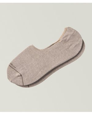 Marcoliani Invisible Touch Cotton-Blend Socks - Natural