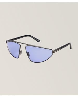 Tom Ford Parker Pilot Sunglasses - Blue
