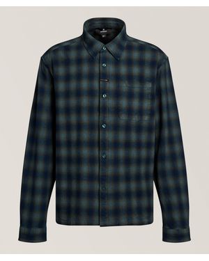 Represent Reversible Resent Plaid Shirt - Blue