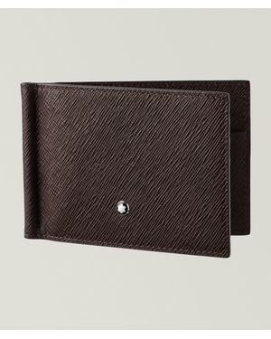 Montblanc Sartorial Leather Money Clip Wallet - Black