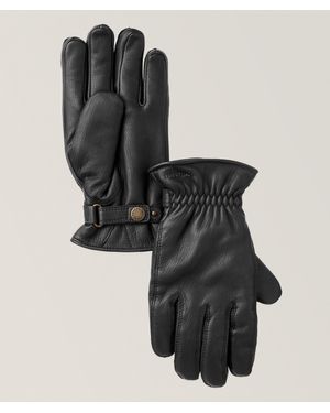 Hestra Burensvik Wool-Lined Deerskin Gloves - Black