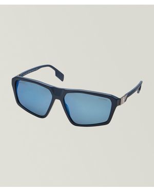 Canada Goose Matte Polarized Geometric Sunglasses - Blue