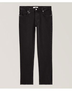 Neuw Lou Straight-Fit Stretch-Cotton Jeans - Black