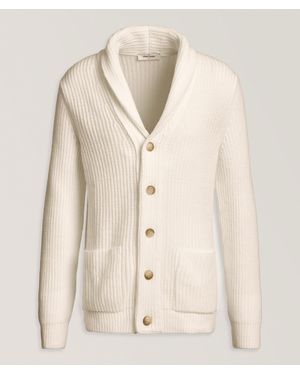 Gran Sasso Wool-Blend Shawl Cardigan - Natural