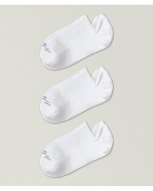 Marcoliani Three-Pack Invisible Sneaker Socks - White