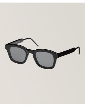 Thom Browne Rectangular Acetate Sunglasses - Brown