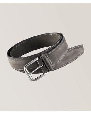 Anderson's Nubuck Leather Belt - Metallic