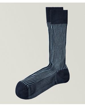 Paul Smith Lenny Ribbed Stripe Socks - Blue