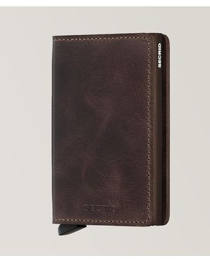 Secrid Vintage Leather Slimwallet - Brown