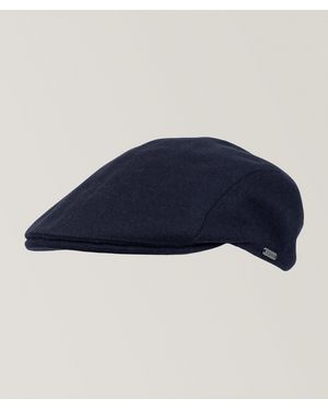 Wigéns Ivy Melton Wool-Blend Modern Cap - Blue
