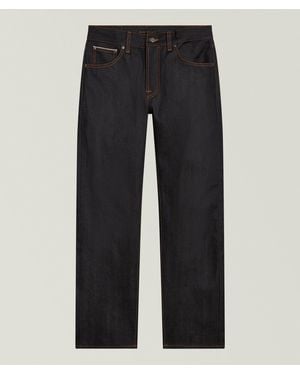 Nudie Jeans Rad Rufus Regular Straight Jeans - Black