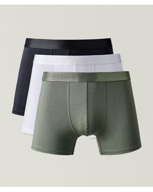 CLDP Three-Pack Lyocell-Blend Boxer Brief - Green