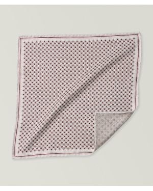 Brunello Cucinelli Neat Silk Pocket Square - Red