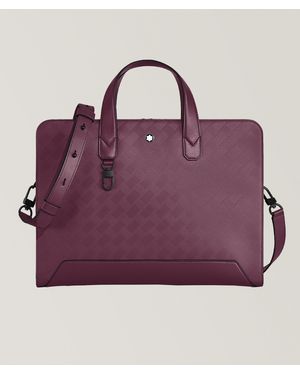 Montblanc Extreme 3.0 Leather Thin Briefcase - Purple