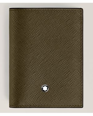 Montblanc Sartorial Leather 4Cc Mini Wallet - Green