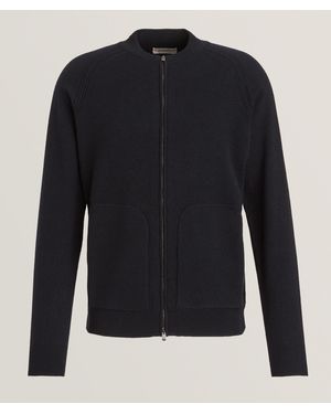 Agnona Cashmere-Blend Jersey Sweater - Blue